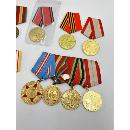 2505 - Ten USSR medals