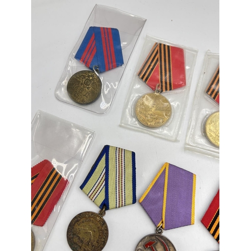 2506 - Ten USSR medals