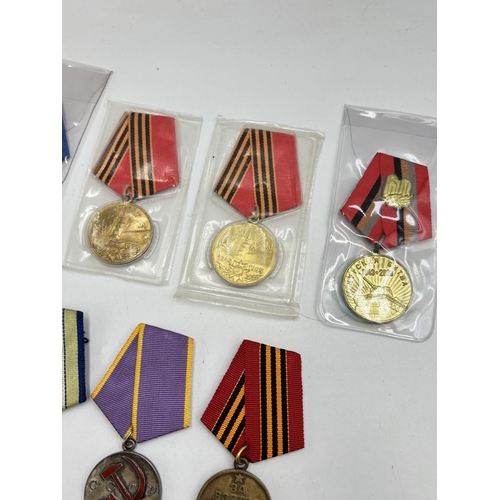 2506 - Ten USSR medals