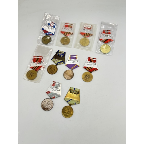 2506 - Ten USSR medals