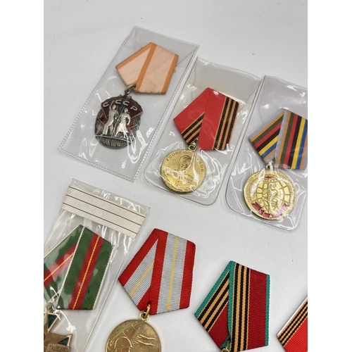 2509 - Ten USSR medals