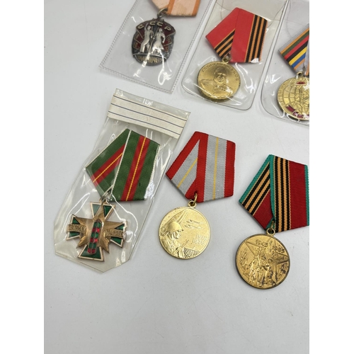 2509 - Ten USSR medals