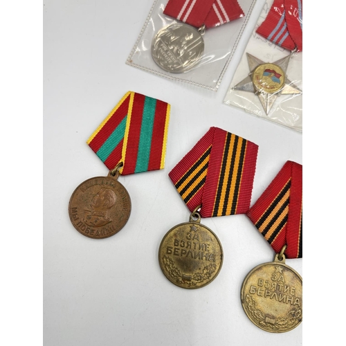 2511 - Ten USSR medals