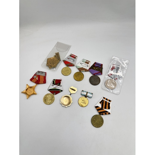 2514 - Ten USSR medals