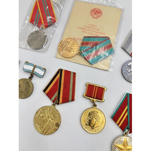 2517 - Ten USSR medals