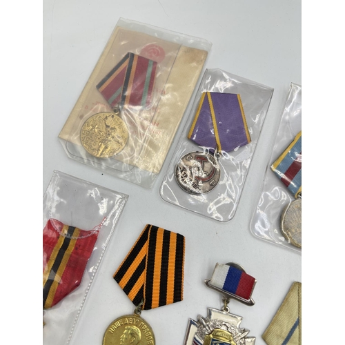 2518 - Ten USSR medals