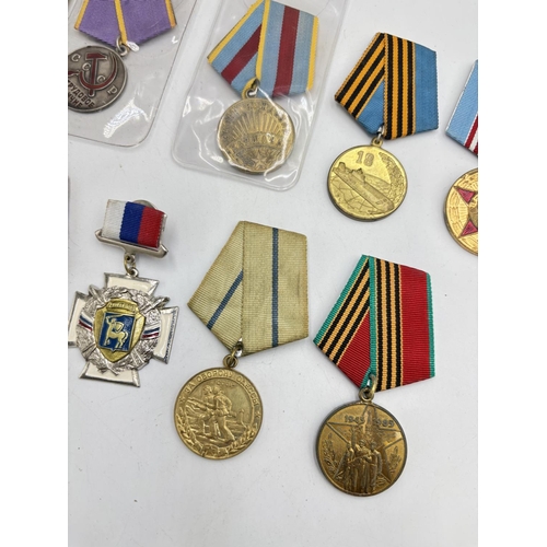 2518 - Ten USSR medals