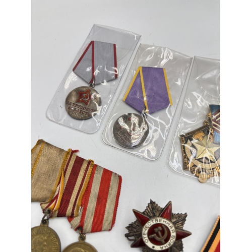 2519 - Ten USSR medals