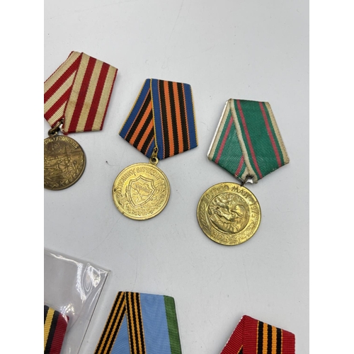 2525 - Ten USSR medals