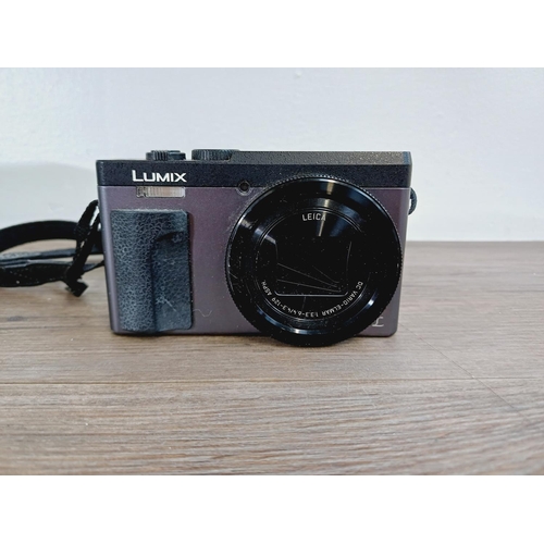 14 - A cased Panasonic Lumix DMC-TZ93 20.3mp high sensitivity MOS sensor compact digital camera