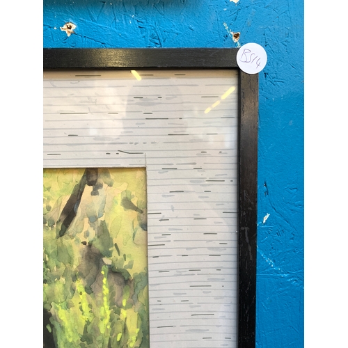 A mid 20th century Roger Sumner watercolour of a garden scene - approx ...