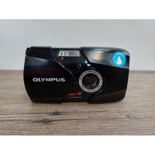 19 - A cased Olympus µ[mju:]-II all-weather ultra-compact 35mm camera