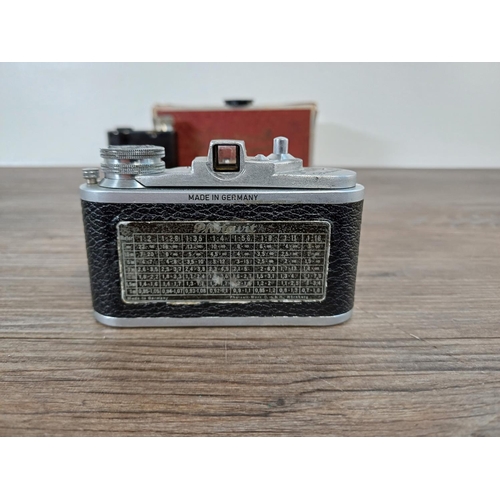 33 - A boxed late 1940s Photavit IV subminiature 24x24 35mm camera fitted with Schneider Xenar 2.8/37.5 l... 