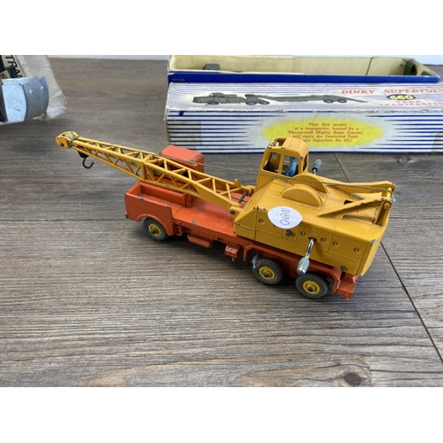 330 - A collection of diecast model vehicles to include Tonka Trencher no. 2534, Dinky Super Toys centurio... 