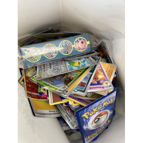 338 - A collection of trading cards to include Pokémon, Panini Premier League, Panini Mulch Mayhem Bin Wea... 