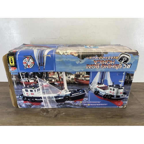 347 - A Dickie Toys RC fishing boat Monica