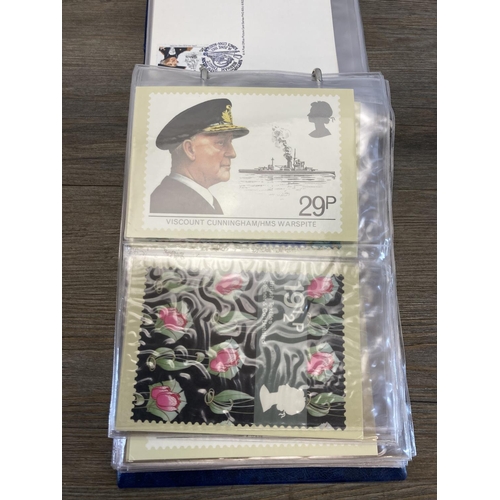 401 - Five albums containing first day covers and PHQ cards