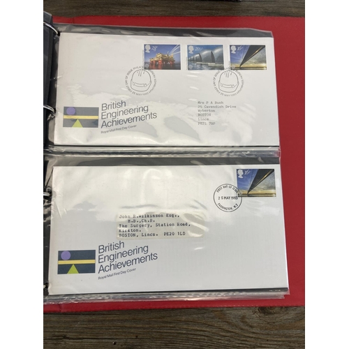 407 - A large collection of first day covers