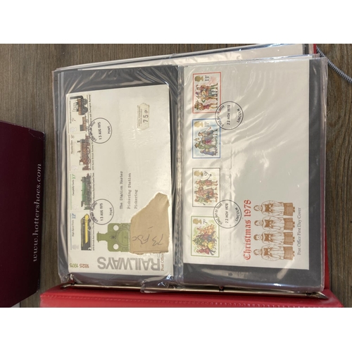 407 - A large collection of first day covers