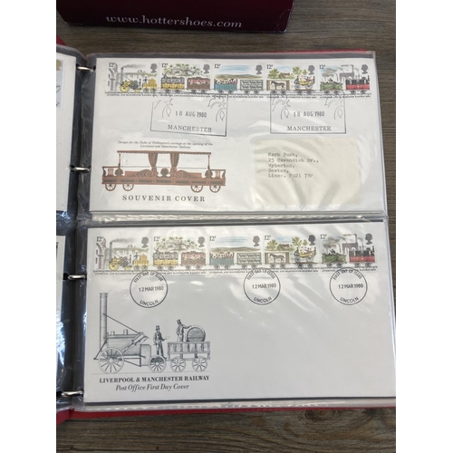 407 - A large collection of first day covers