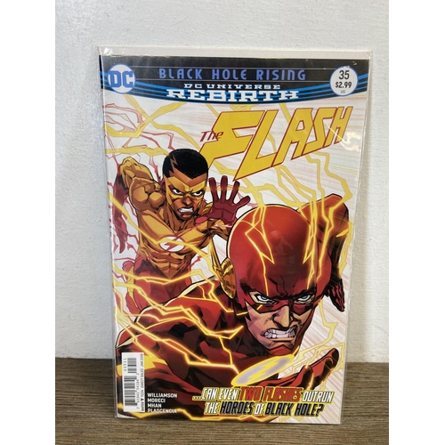 460 - Approx. one hundred and fifty DC comics. DC Universe Rebirth includes Flash (vol.5) #2 (four copies)... 