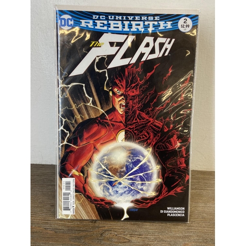 460 - Approx. one hundred and fifty DC comics. DC Universe Rebirth includes Flash (vol.5) #2 (four copies)... 