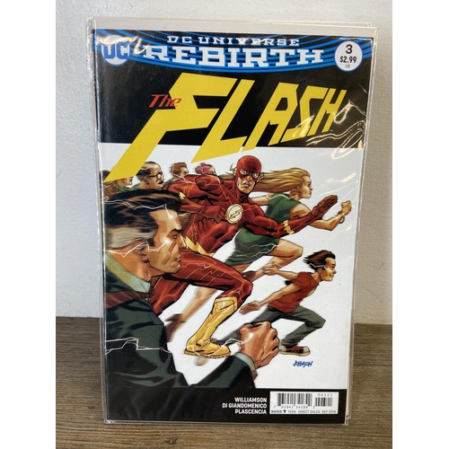 460 - Approx. one hundred and fifty DC comics. DC Universe Rebirth includes Flash (vol.5) #2 (four copies)... 