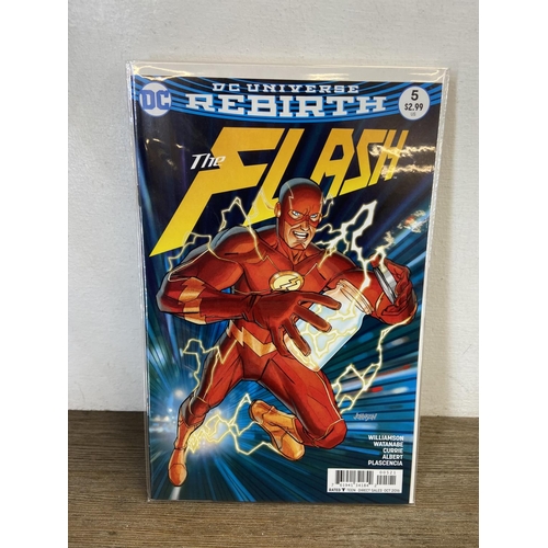 460 - Approx. one hundred and fifty DC comics. DC Universe Rebirth includes Flash (vol.5) #2 (four copies)... 