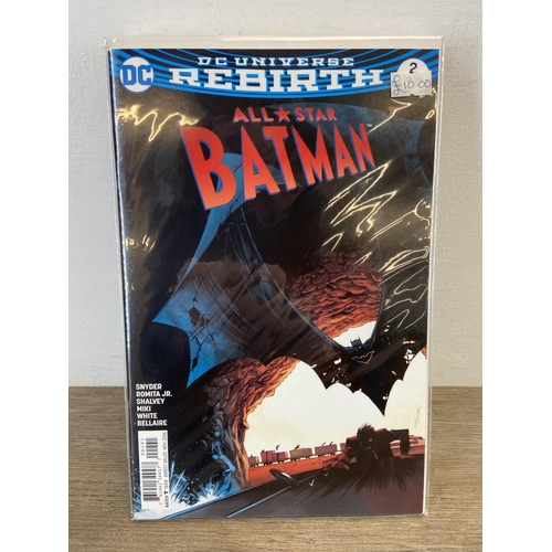 461 - Approx. ninety DC comics. DC Universe Rebirth includes Detective Comics #936 (four copies) with Rafa... 