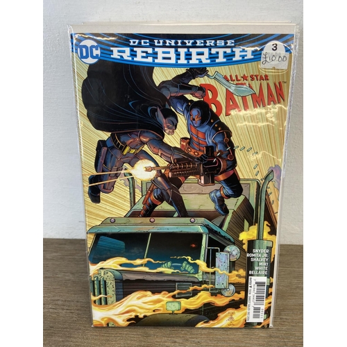 461 - Approx. ninety DC comics. DC Universe Rebirth includes Detective Comics #936 (four copies) with Rafa... 