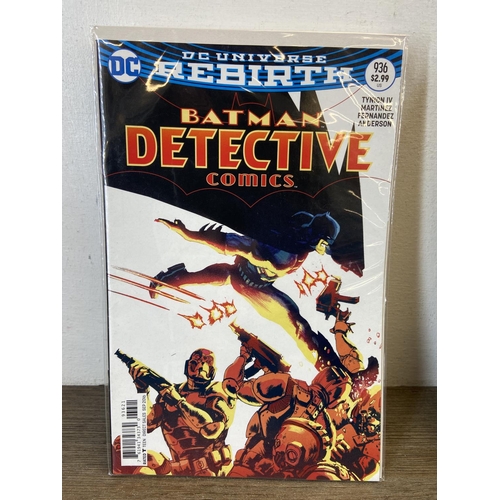 461 - Approx. ninety DC comics. DC Universe Rebirth includes Detective Comics #936 (four copies) with Rafa... 