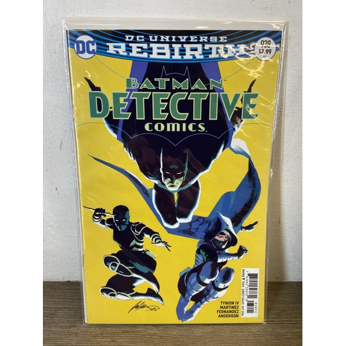 461 - Approx. ninety DC comics. DC Universe Rebirth includes Detective Comics #936 (four copies) with Rafa... 