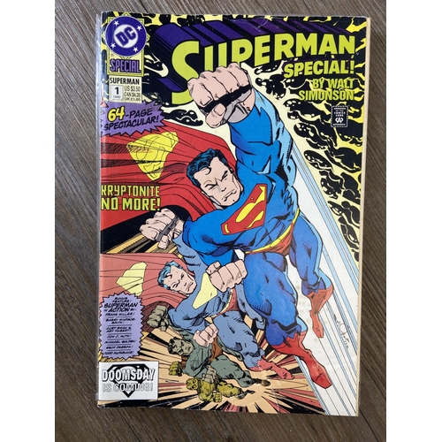 464 - Approx. one hundred and thirty DC comics. Includes Superman (vol.1) #338, #501, #563 and #591, Super... 