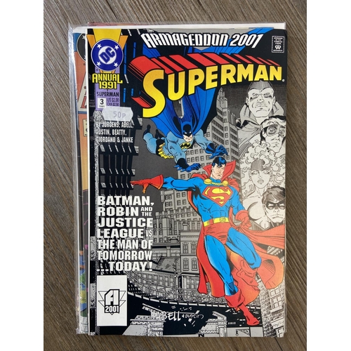 464 - Approx. one hundred and thirty DC comics. Includes Superman (vol.1) #338, #501, #563 and #591, Super... 