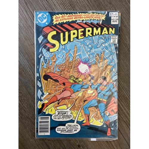 464 - Approx. one hundred and thirty DC comics. Includes Superman (vol.1) #338, #501, #563 and #591, Super... 