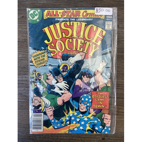 467 - Approx. one hundred and fifty DC comics. Includes Justice Society of America (vol.1) #2, #3, #4, #5,... 