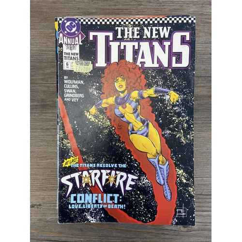 469 - Approx. one hundred DC comics. Includes The New Titans #55, #56 (two copies), #61 (three copies), #6... 