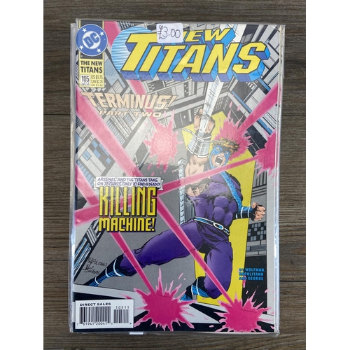 469 - Approx. one hundred DC comics. Includes The New Titans #55, #56 (two copies), #61 (three copies), #6... 