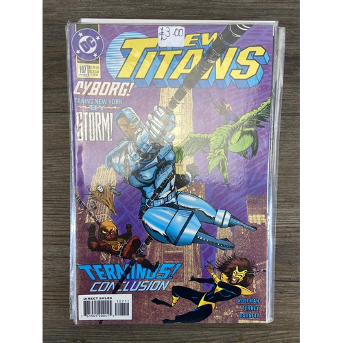 469 - Approx. one hundred DC comics. Includes The New Titans #55, #56 (two copies), #61 (three copies), #6... 