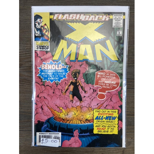 474 - Approx. ninety Marvel comics. Includes X-Man #-1 (minus one), #1, #2 (two copies), #3 (two copies), ... 