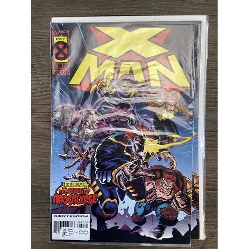 474 - Approx. ninety Marvel comics. Includes X-Man #-1 (minus one), #1, #2 (two copies), #3 (two copies), ... 