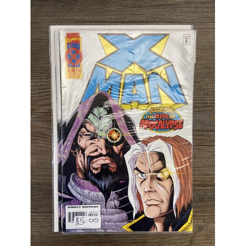 474 - Approx. ninety Marvel comics. Includes X-Man #-1 (minus one), #1, #2 (two copies), #3 (two copies), ... 