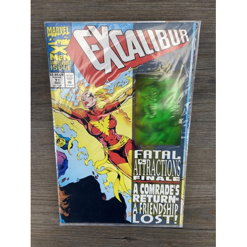 477 - Approx. one hundred and twenty Marvel comics. Includes Excalibur #2, #3, #6, #7, #8 (two copies), #9... 