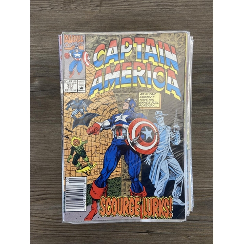 481 - Approx. one hundred and twenty Marvel comics. Includes Captain America #287, #288, #291, #292, #294,... 