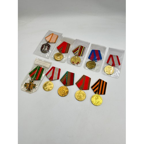 2509 - Ten USSR medals