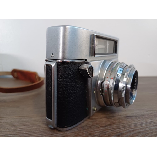 74 - A cased Agfa Super Silette fixed lens 35mm rangefinder camera fitted with Color-Apotar 1:2.8/45 lens... 