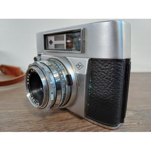 74 - A cased Agfa Super Silette fixed lens 35mm rangefinder camera fitted with Color-Apotar 1:2.8/45 lens... 