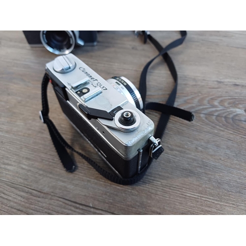 86 - Two 1970s Canon Canonet QL17 G-III QL 35mm rangefinder cameras fitted with 1:1.7 40mm lenses and Cop... 