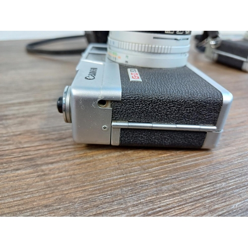 86 - Two 1970s Canon Canonet QL17 G-III QL 35mm rangefinder cameras fitted with 1:1.7 40mm lenses and Cop... 