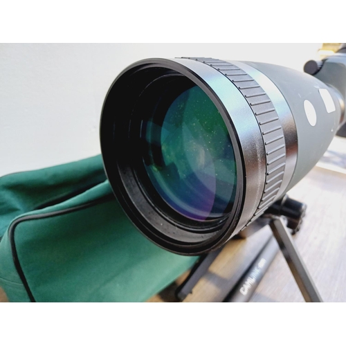 251 - A cased Inpro Optigra spotting scope with tripod and Camlink CMP2 monopod